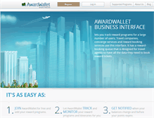 Tablet Screenshot of business.awardwallet.com